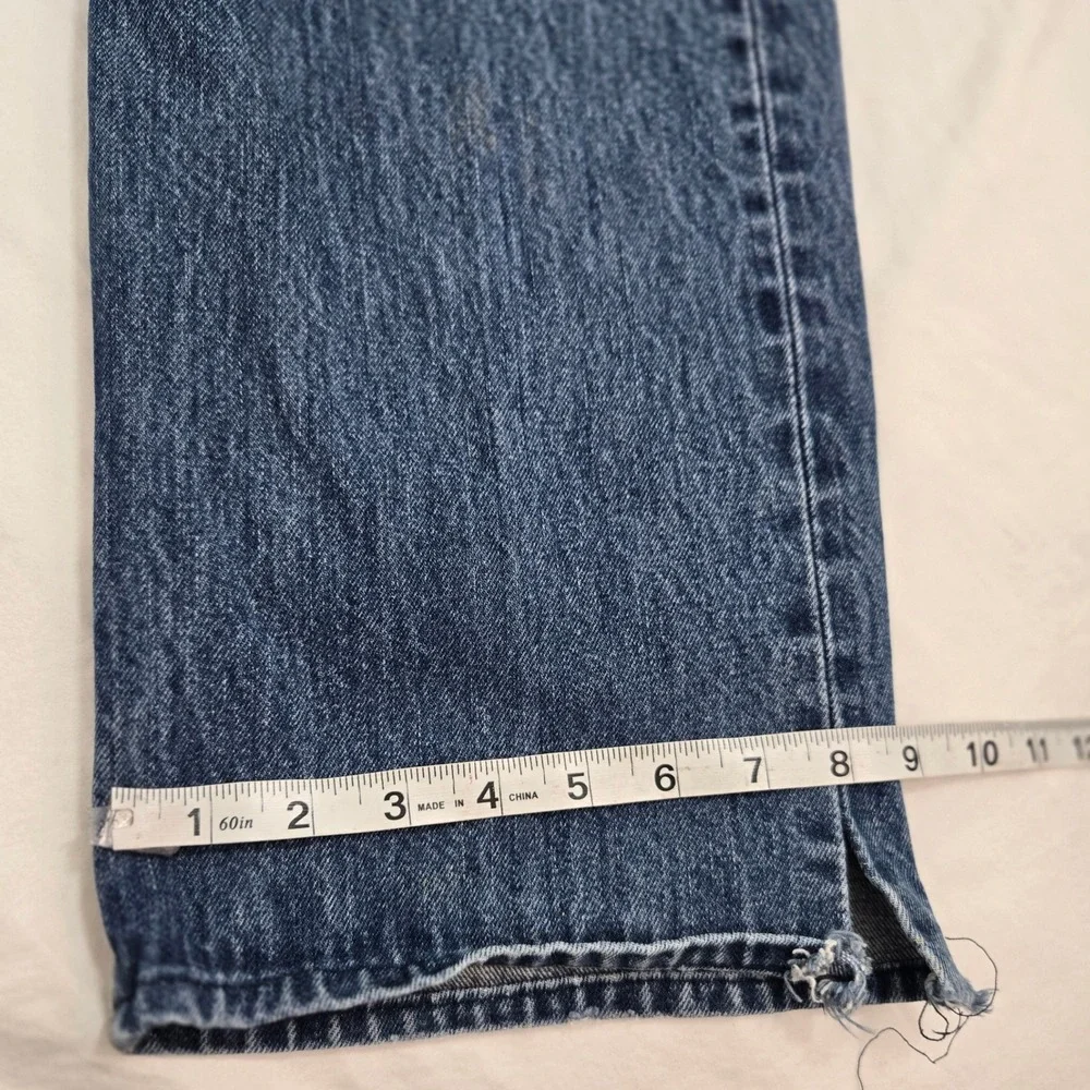 Vintage Levis 501 Jeans 36x32 Made‎ in Mexico Straight Leg Blue Button Fly Denim